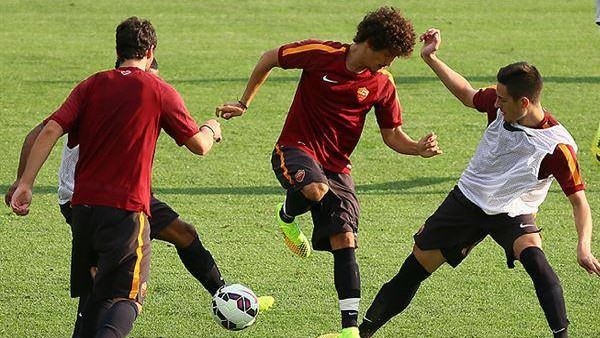 Salih Uçan, Roma'da ilk golünü attı