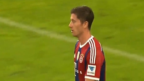 Lewandowski Bayern'de siftahı yaptı! İşte o gol...