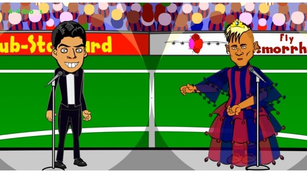 Luis Suarez'le Neymar sahneye çıktı!