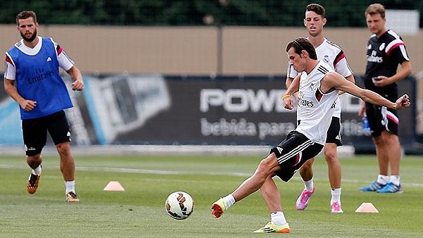 Real'in yıldızları antrenmanda coştu!