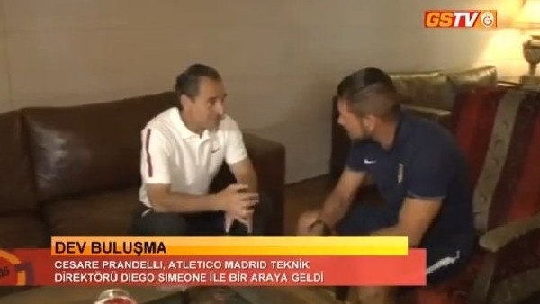 Prandelli ve Diego Simeone bir araya geldi!