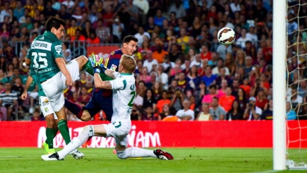 Asist Neymar'dan gol Messi'den