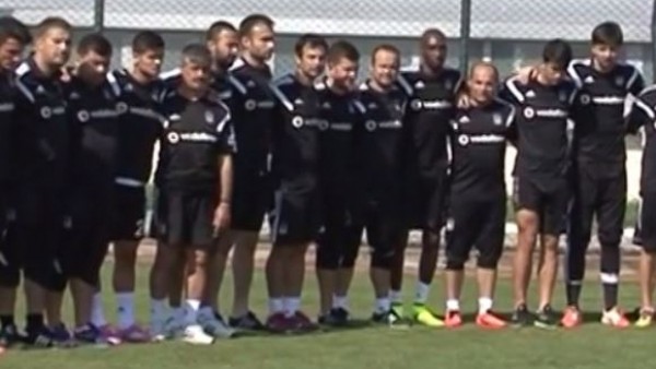 Beşiktaş'ta duygusal antrenman