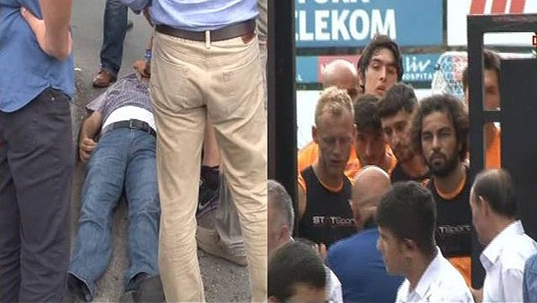 G.Saray tesislerinde feci kaza