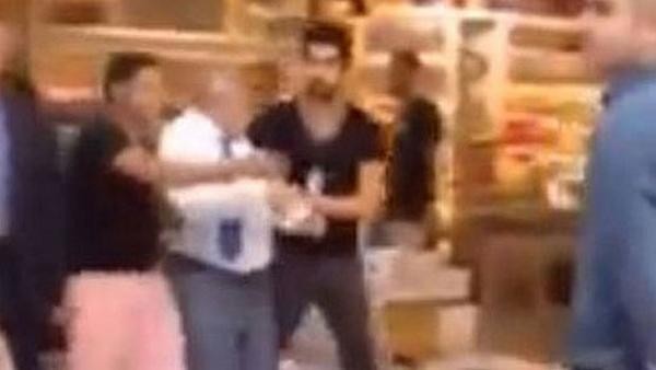 Aziz Yıldırım'ın kavga görüntüsü