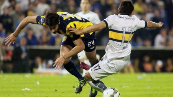 Rosario Central-Boca Juniors maçında müthiş atmosfer!