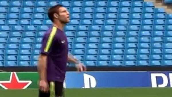 James Milner'dan antrenmanda akrobatik şov!