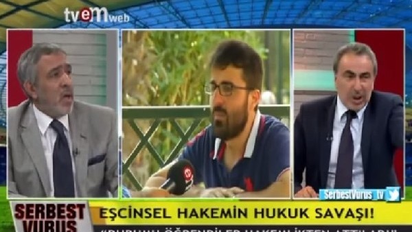 Canlı yayında eşcinsel gerginliği!...