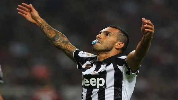 Tevez'den emzikli gol sevinci