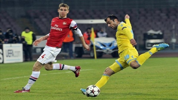 Goran Pandev'in Arsenal'e attığı gol