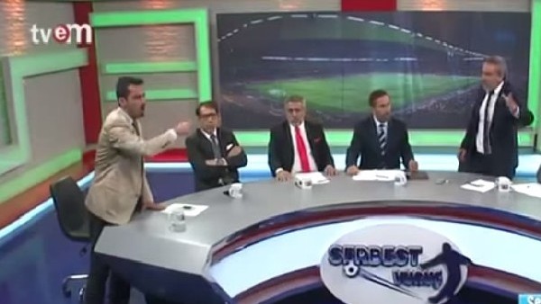 Adnan Aybaba canlı yayında çıldırdı! Bardak fırlattı