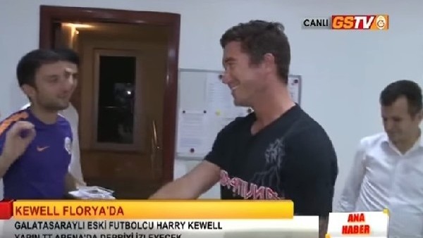 Harry Kewell derbi öncesi Florya'yı ziyaret etti