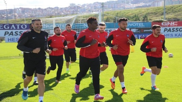 Trabzonspor'da, Lokeren maçı hazırlıkları