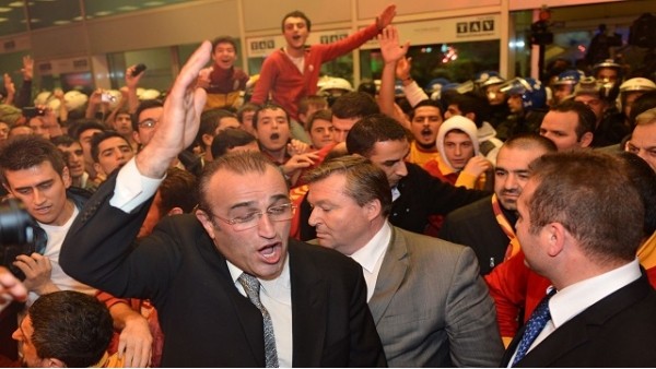 Galatasaraya Gaziantep'te coşkulu karşılama