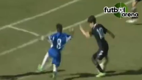 Zidane'ın oğlundan şık gol