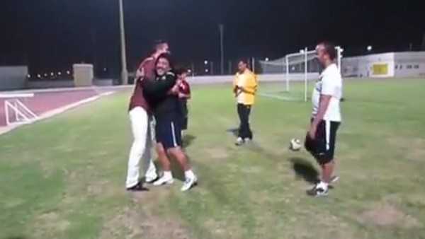 Maradona ve Van Persie'den futbol şov