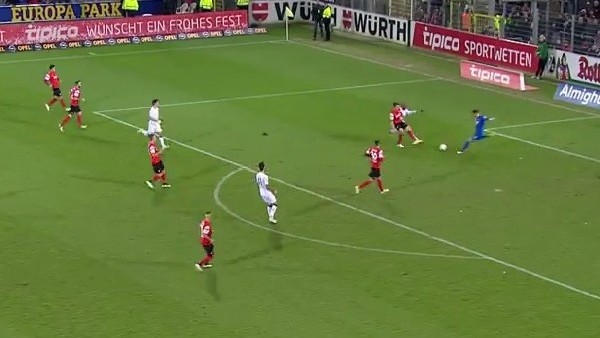 Almanya'da haftanın en dramatik golü