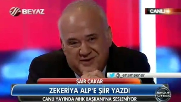 Ahmet Çakar'dan Zekeriya Alp'e şiir!