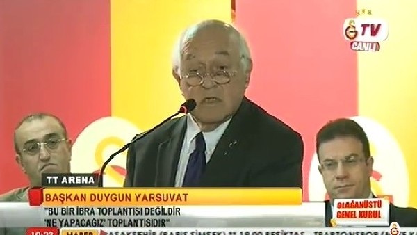 Galatasaray'da olağanüstü genel kurul toplantısı