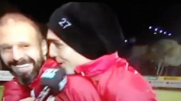 Rubin Kazan'lı futbolcudan 'Bize her yer Trabzon' tezahüratı