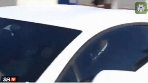 Ronaldo antrenmana yeni Lamborghinisi ile geldi