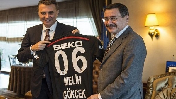 Beşiktaşlılar, Melih Gökçek'i ziyaret etti