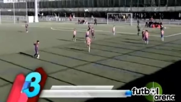 Barça'lı çocuklardan süper goller