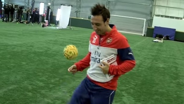 Cazorla'dan akrobatik hareketler