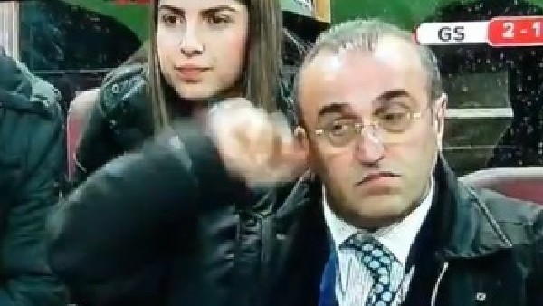 Abdurrahim Albayrak kameralara böyle takıldı