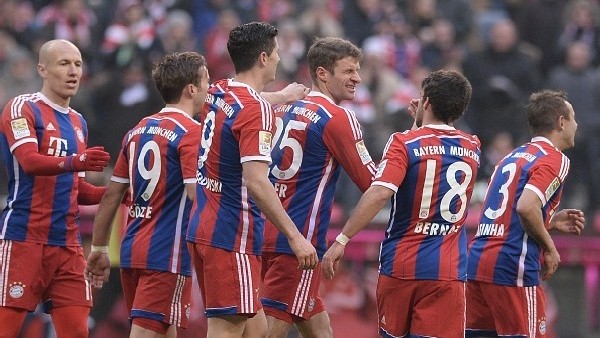 Bayern Münih 8-0 Hamburg - Maç Özeti (14.2.2015)