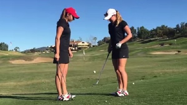 Kadın golfçülerden harika şov!