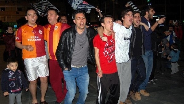 Beşiktaş taraftarı coştu - Ankara