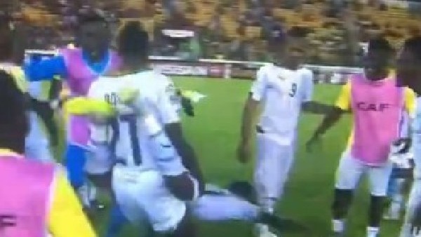 Finale çıkan Ganalı futbolcular böyle sevindi