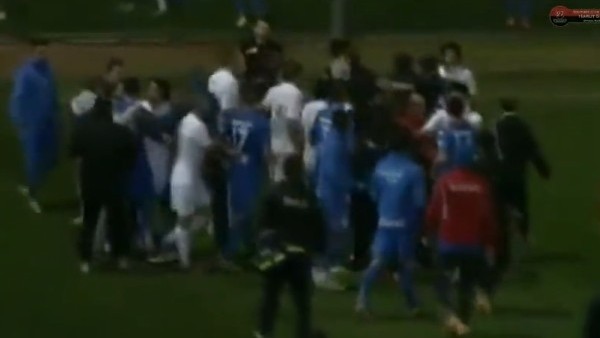 Hazırlık maçında ortalık karıştı!