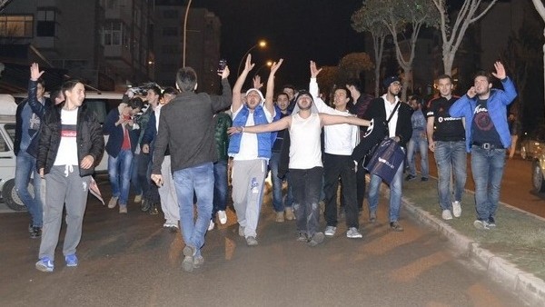 Beşiktaş taraftarı coştu - İzmir