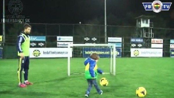 Diego Ribas ve Oğlu Davi Samandıra'da