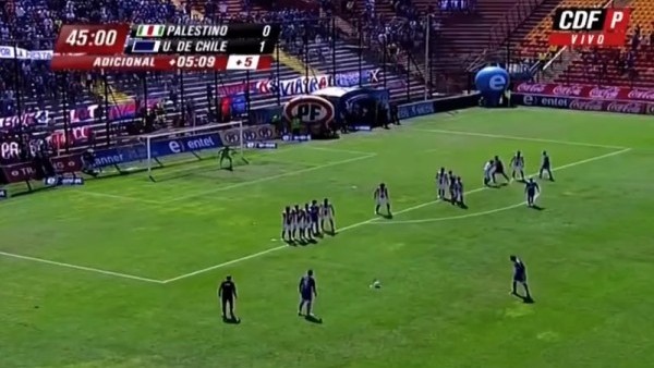 Şili Ligi'nde müthiş frikik golü