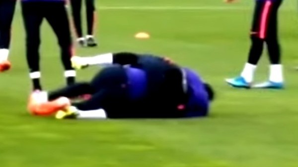 Barcelona'da neşeli idman