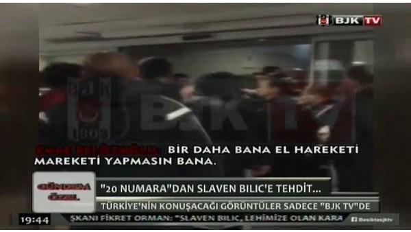 BJK TV, Emre-Bilic olayının görüntülerini yayınladı