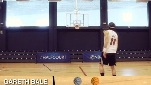 Gareth Bale'den basketbol şovu!