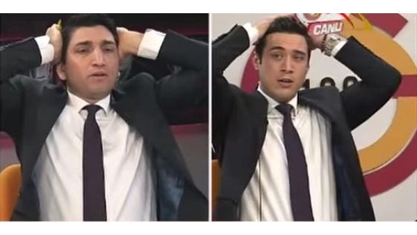 Basaksehir'in beraberlik golünden sonra GSTV. 