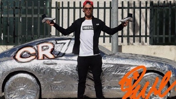 Cristiano Ronaldo, Quaresma'nın arabasını mahvetti!