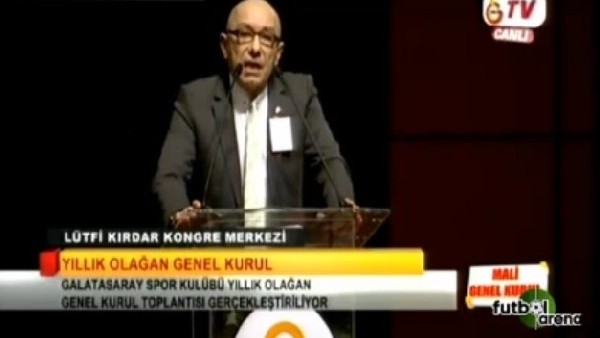 G.Saray Genel Kurulu'nda Mahmut Uslu'ya sert sözler