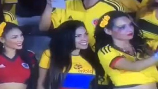 Pablo Armero kız taraftarı görünce heyecanlandı