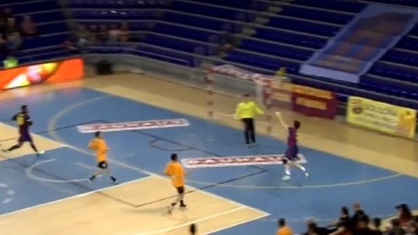 Barcelona futsal takımından şık gol