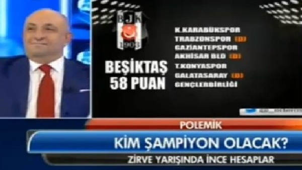 Sinan Engin: 'Beşiktaş, Arena'ya 4 puan önde gider'