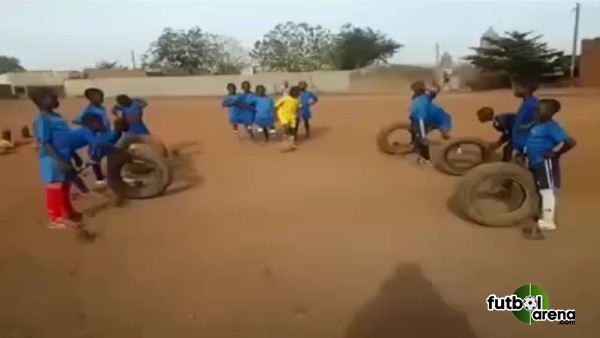 Afrika'da ilginç idman!