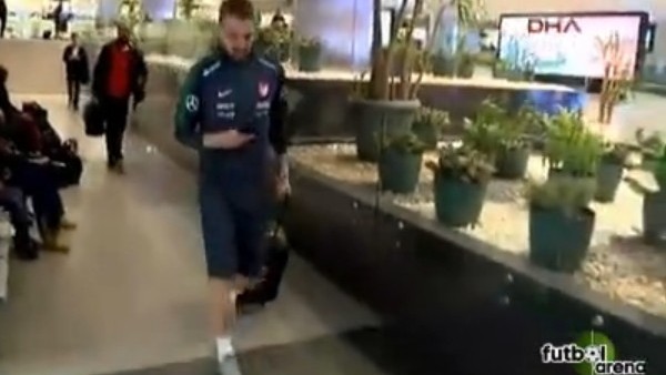 A Milli futbol takımı yurda döndü