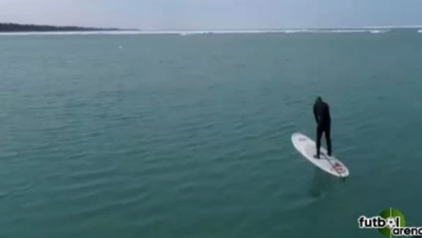 Buzların üstünde yeni bir spor!