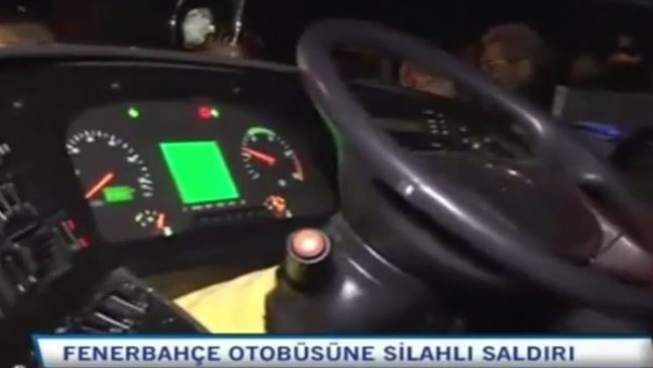 Fenerbahçe otobüsüne silahlı saldırı